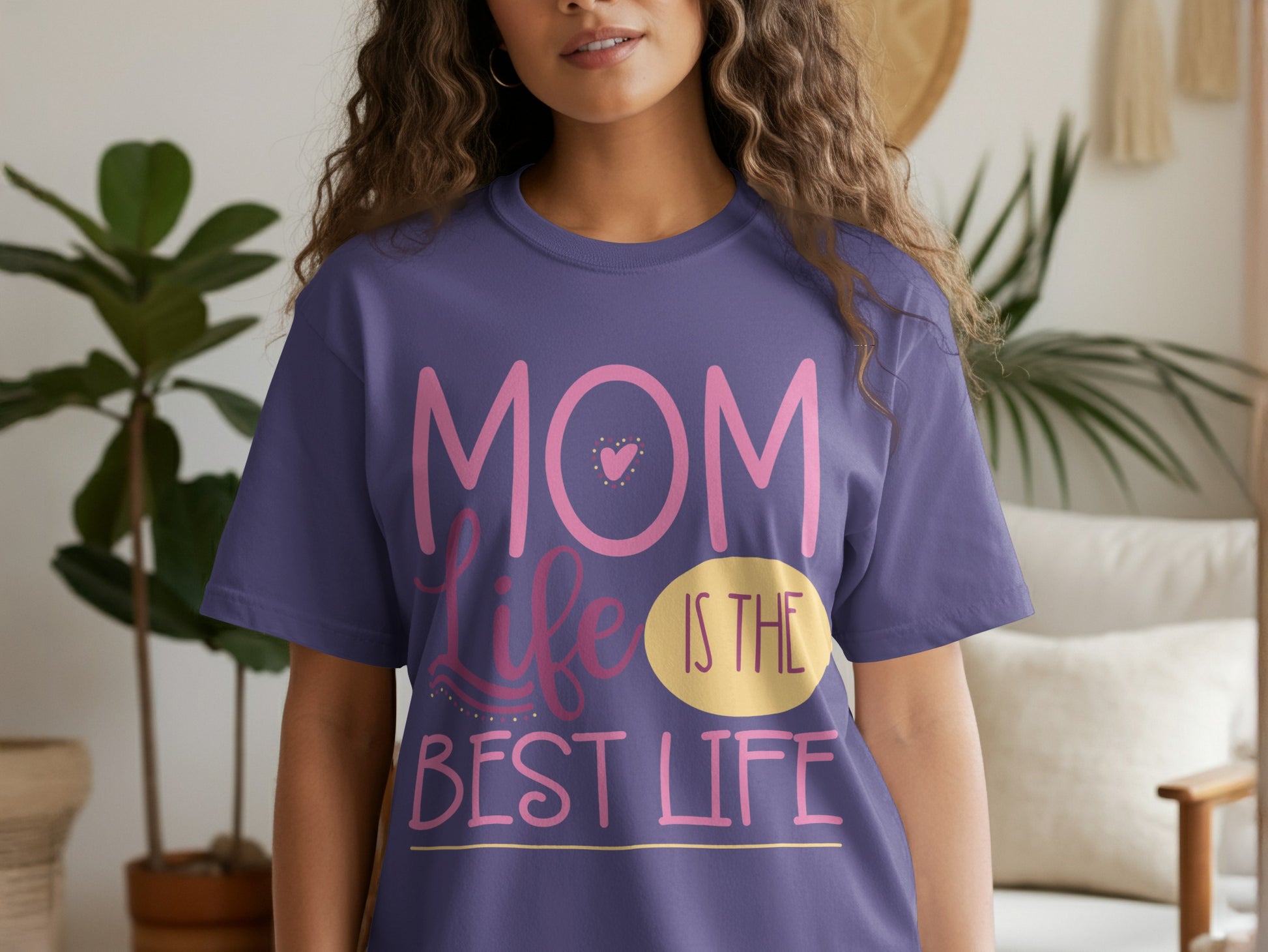 Mom Life Is The Best Life Statement T-Shirt