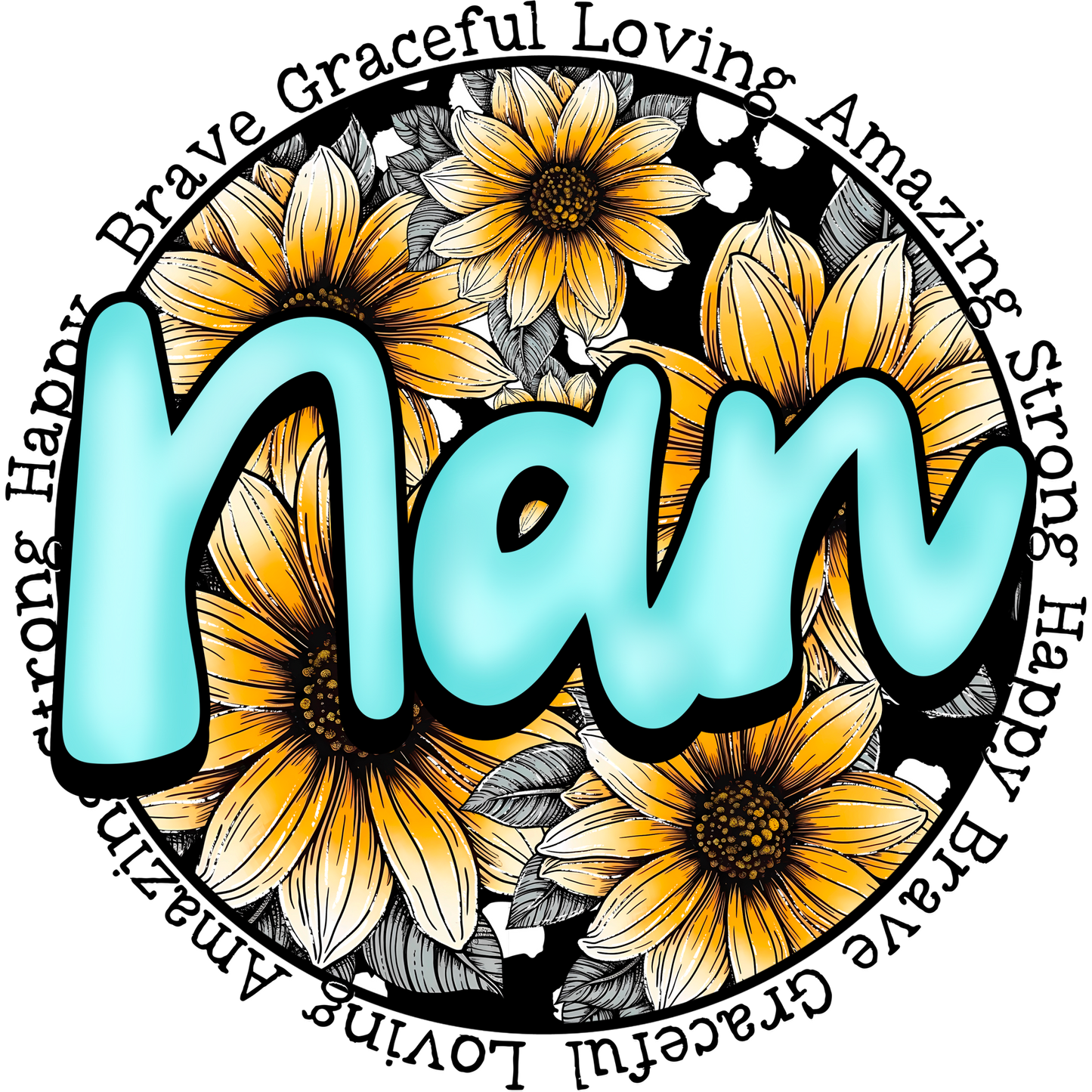 Brave Graceful Loving Amazing Strong Nan product