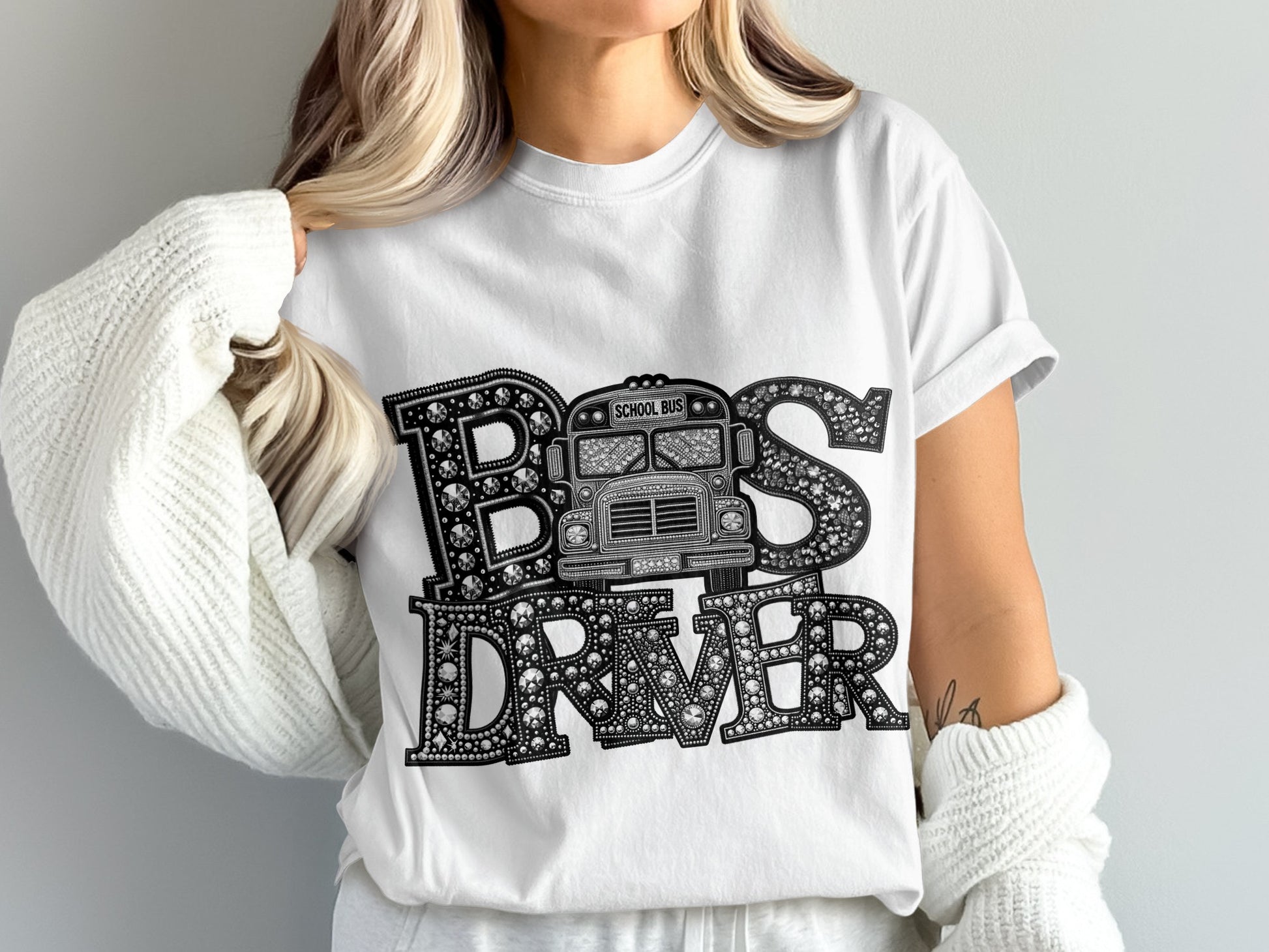 Stylish Bus Driver Graphic Tee