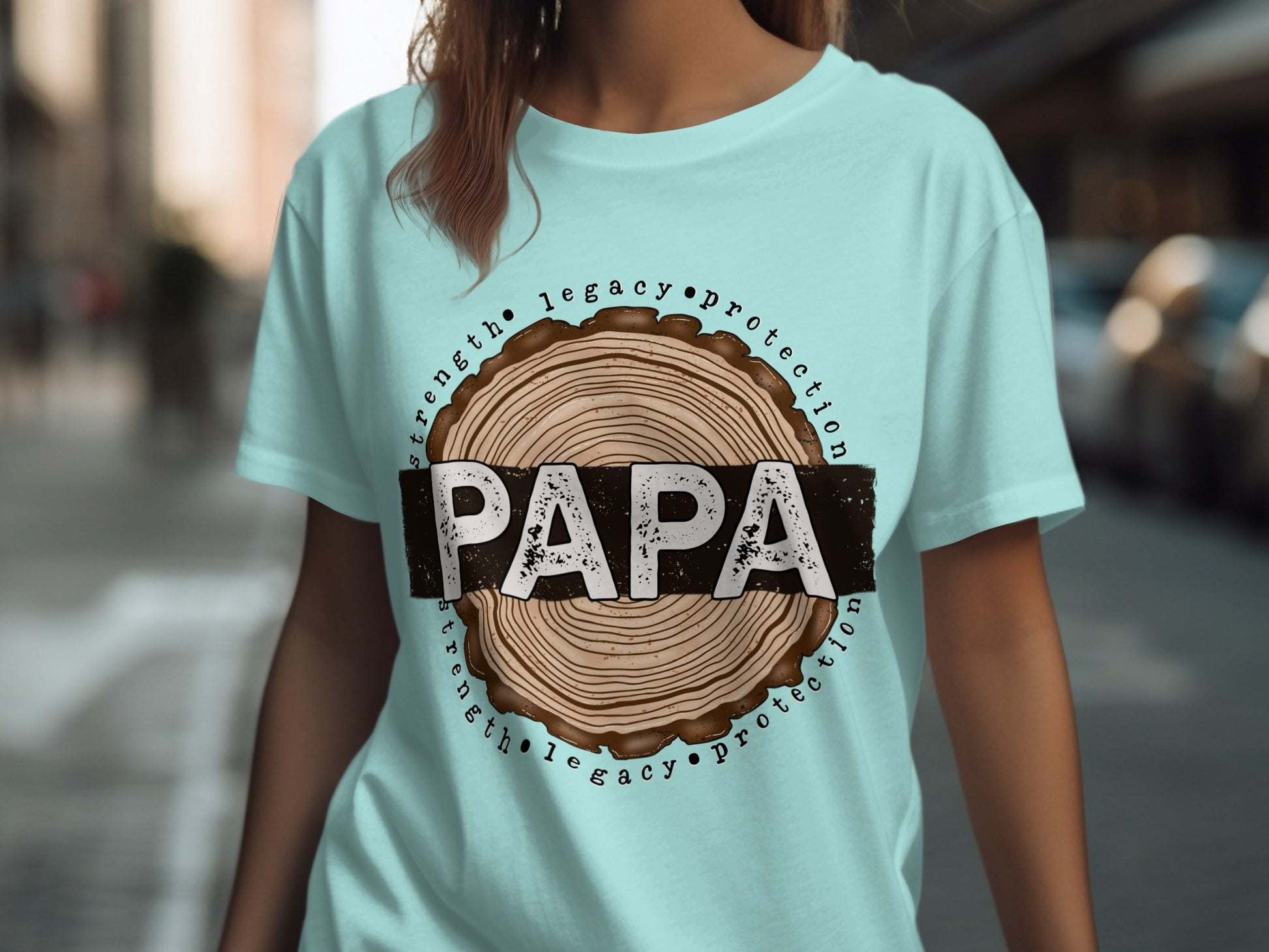 Strength Legacy Protection PAPA Graphic Tee