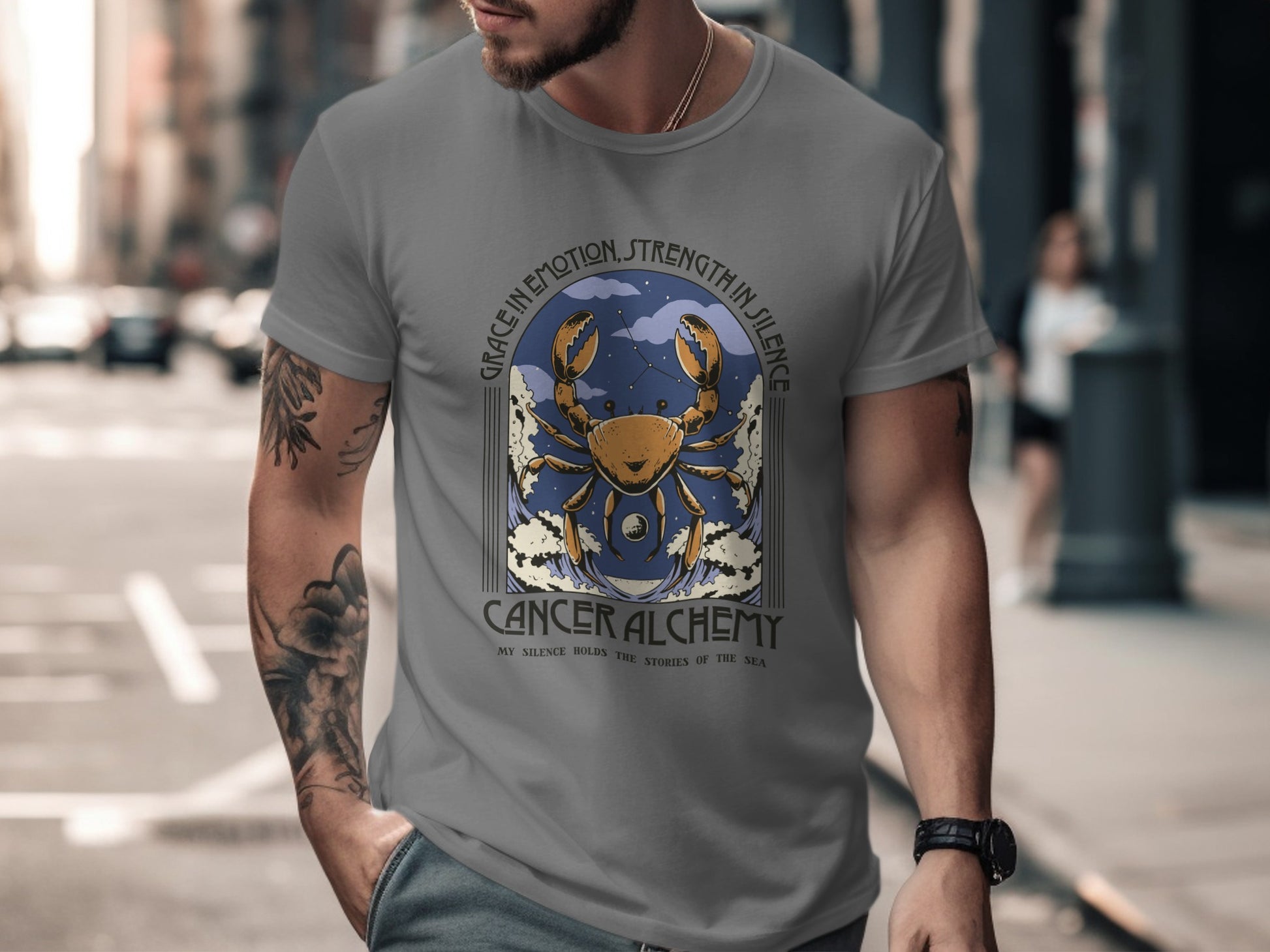 Grace In Emotion Strength In Silence Cancer Alchemy Shirt