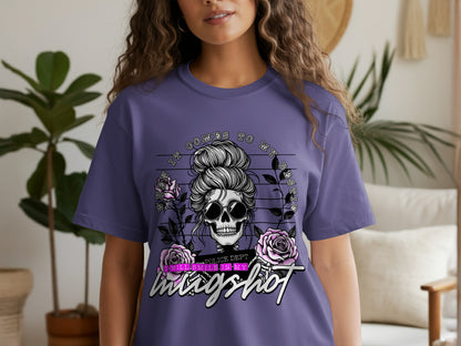 Unique Mugshot Skull Graphic T-Shirt Fashion Statement