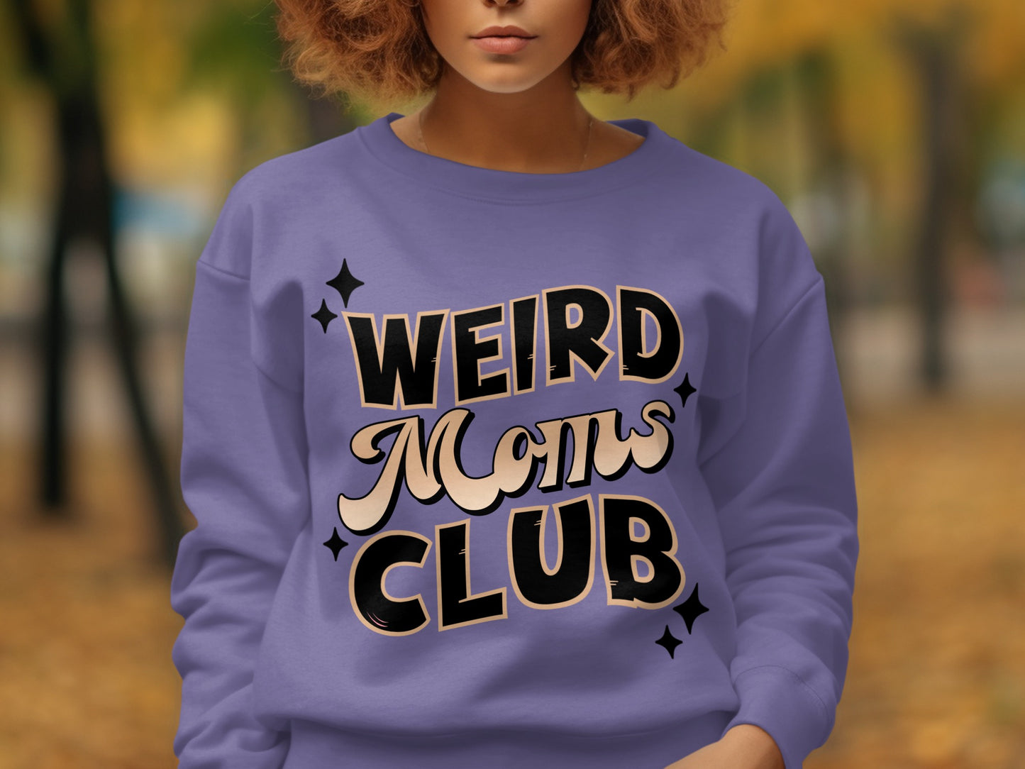 Weird Moms Club Graphic Sweatshirt for Women