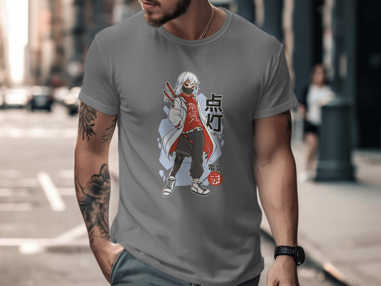 Stylish Graphic Anime Character T-Shirt for Fans