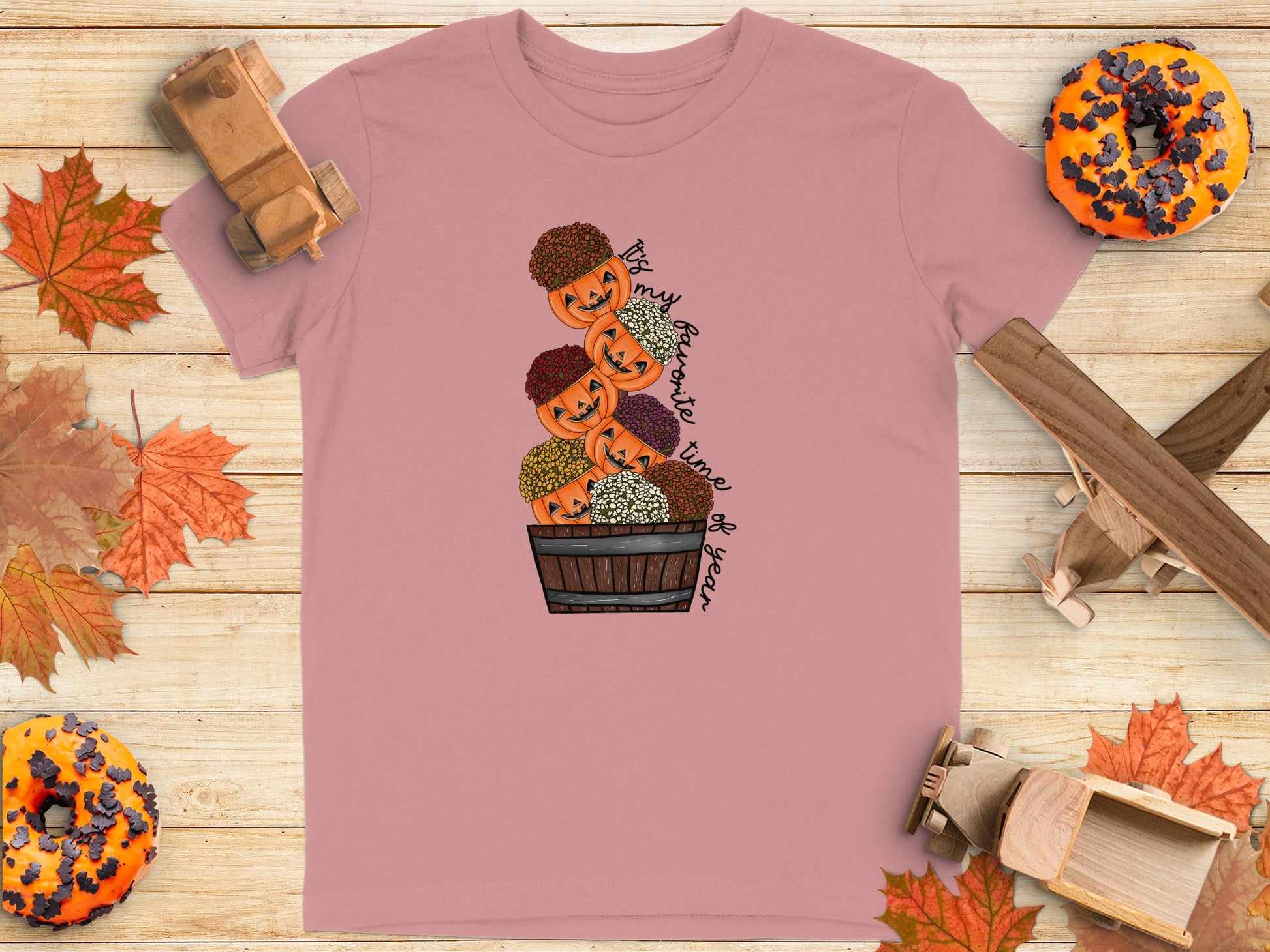 Favorite Time of Year Rustic Pumpkin T-shirt