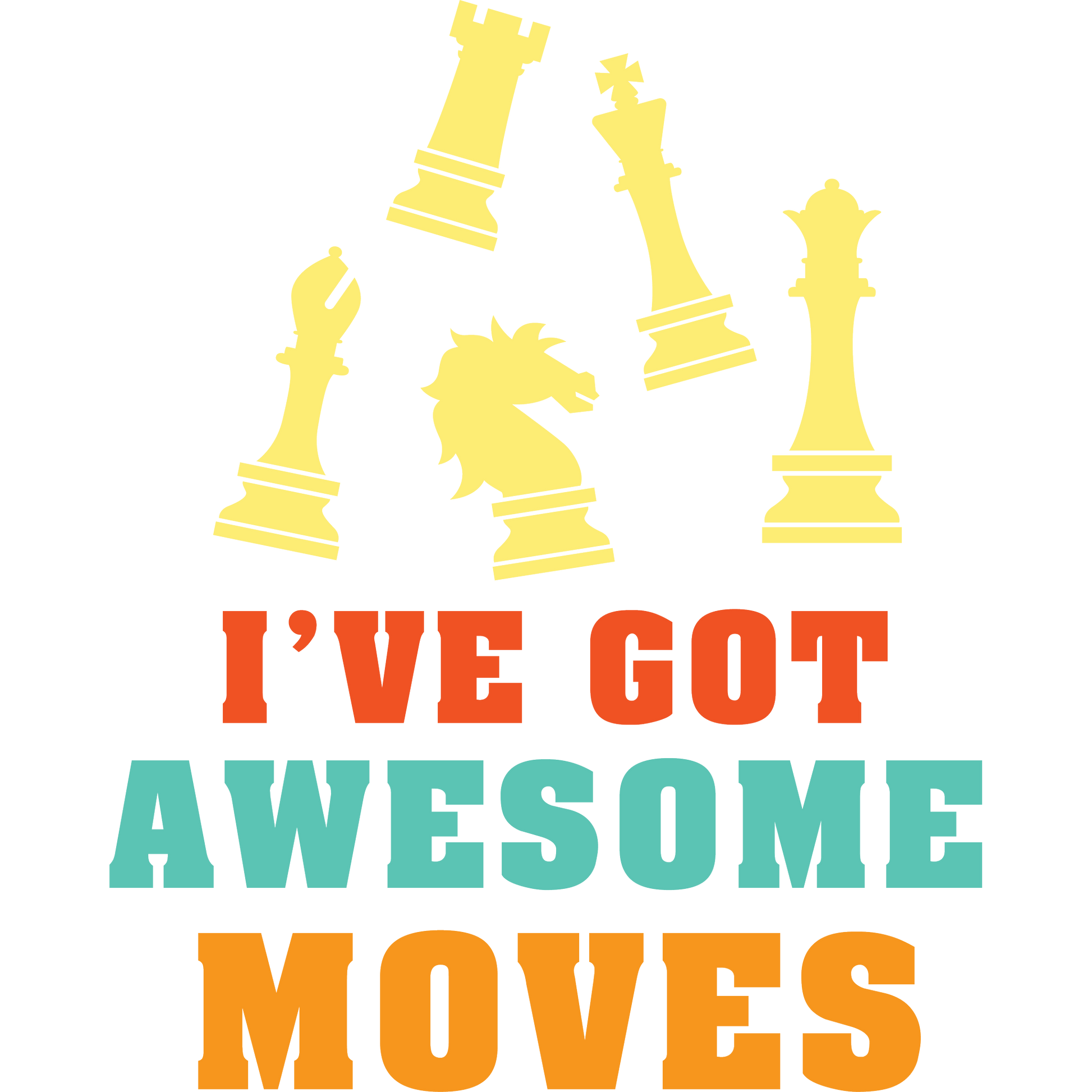 I've Got Awesome Moves Chess Themed Graphic Tee