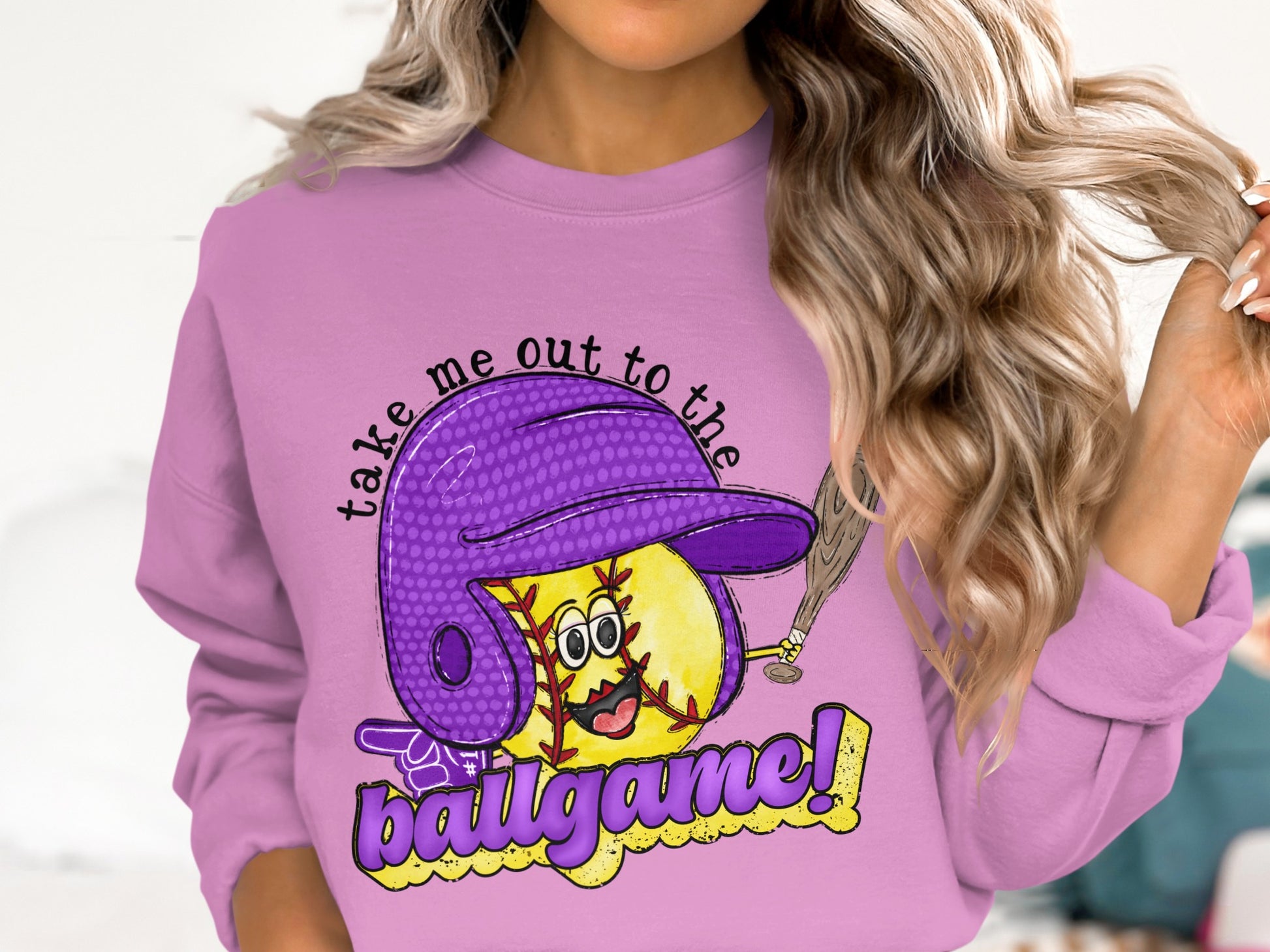Take Me Out to the Ballgame Funny Sweatshirt