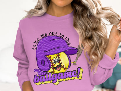 Take Me Out to the Ballgame Funny Sweatshirt