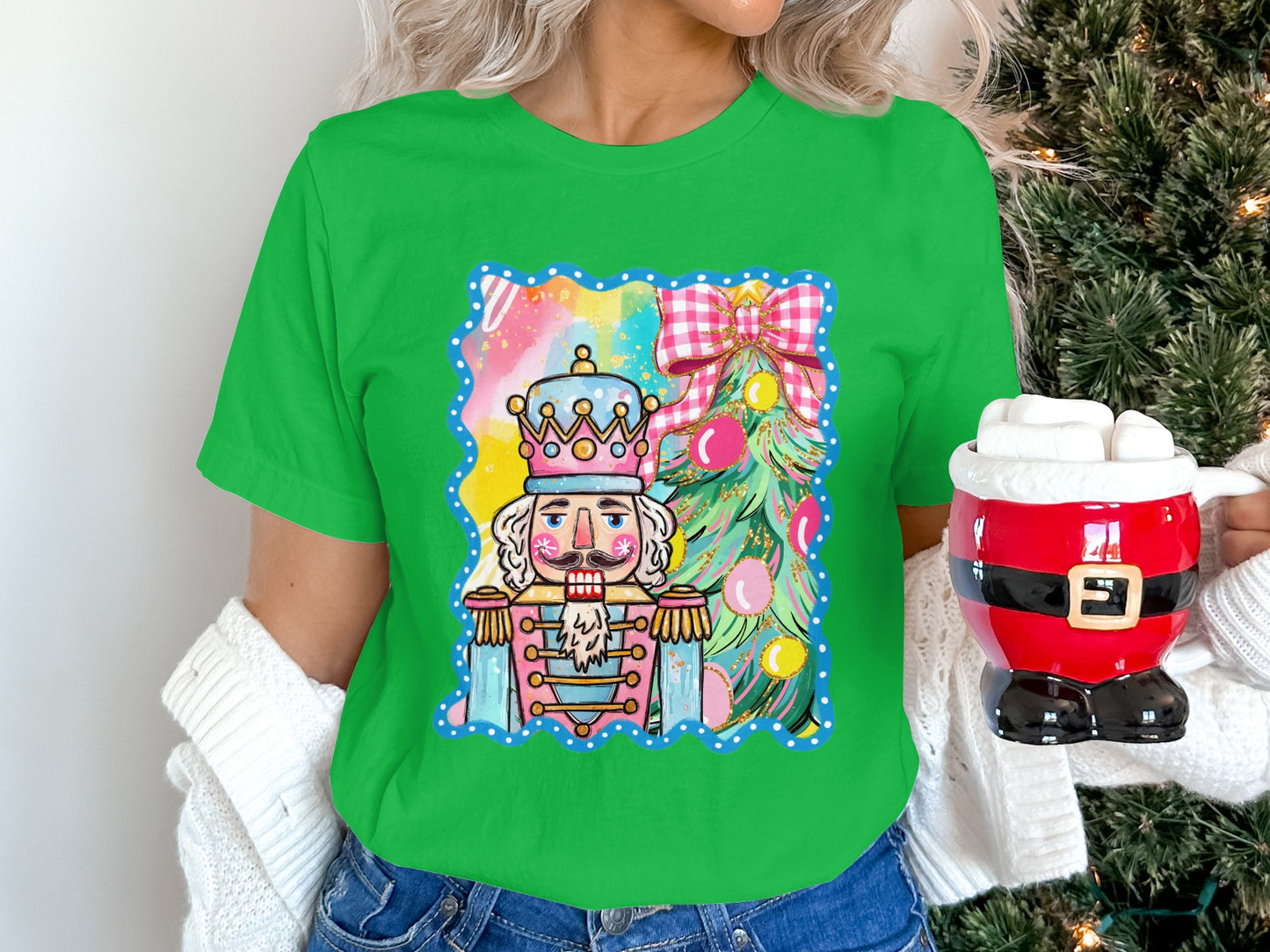Colorful Nutcracker Christmas T-Shirt Holiday Apparel