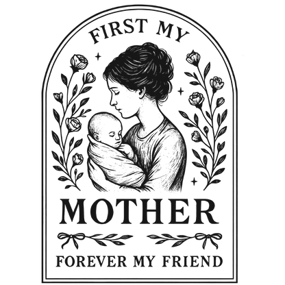 First My Mother Forever My Friend Art Print
