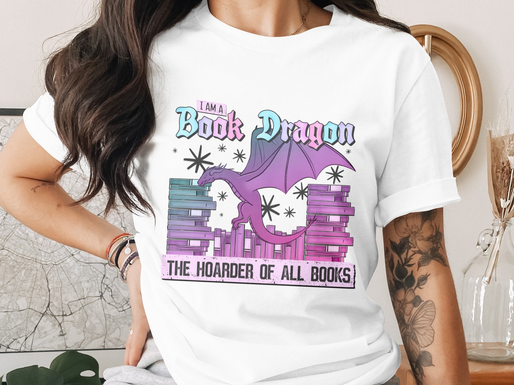 I Am A Book Dragon The Hoarder of All Books product