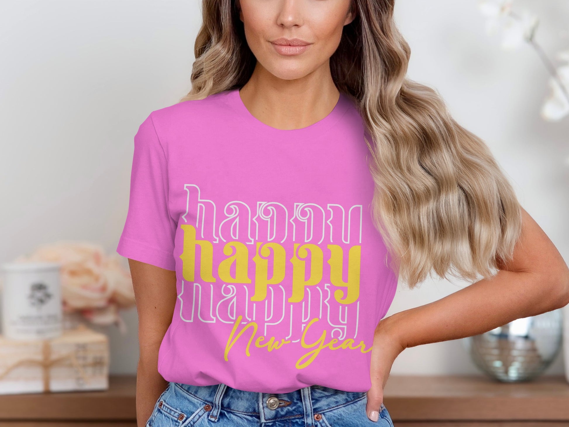 Happy New Year Graphic Tee for Celebrating
