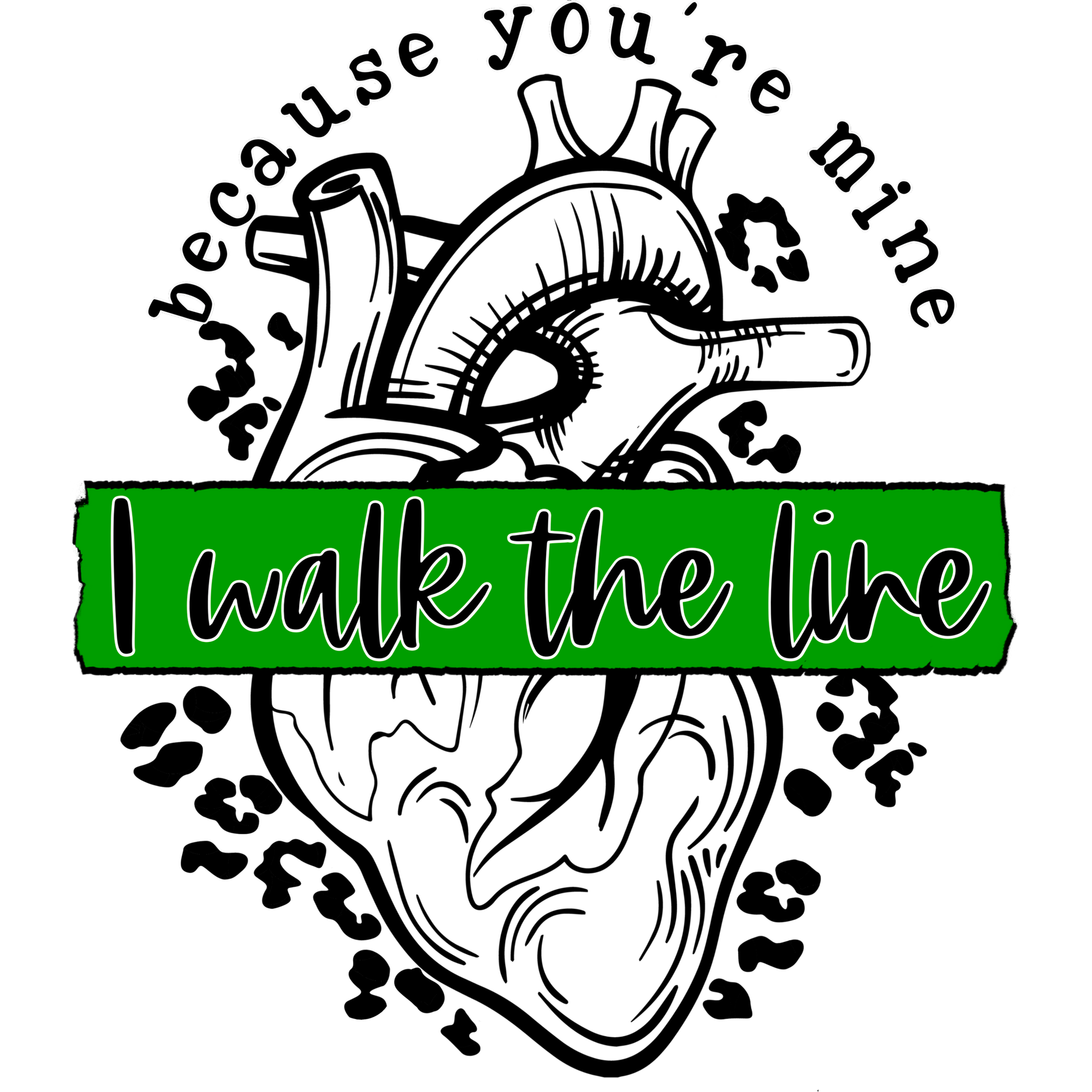 I Walk the Line Because You're Mine product