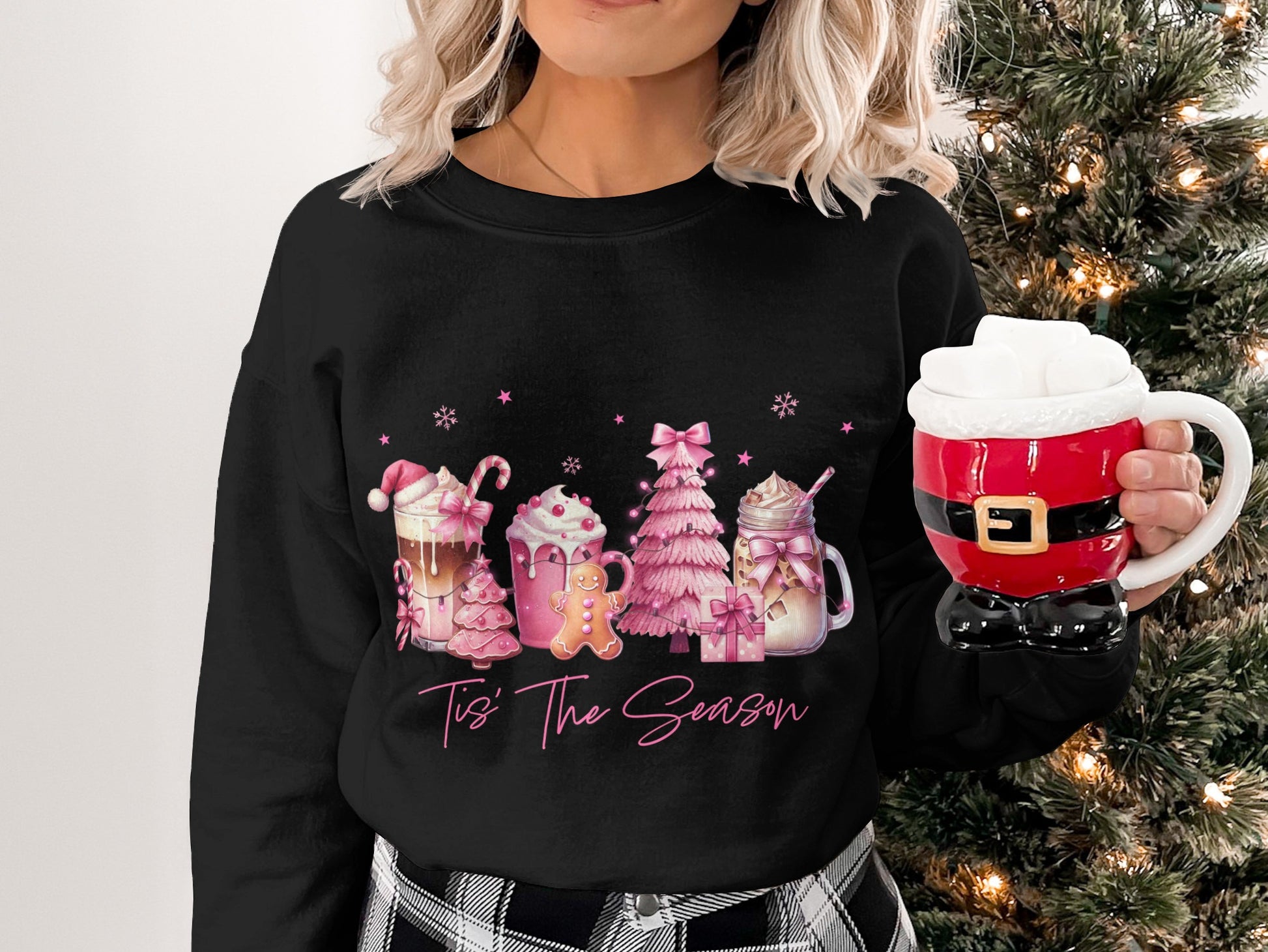 Tis The Season Festive Hot Chocolate Sweatshirt