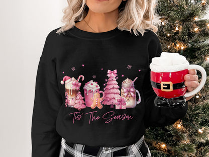Tis The Season Festive Hot Chocolate Sweatshirt