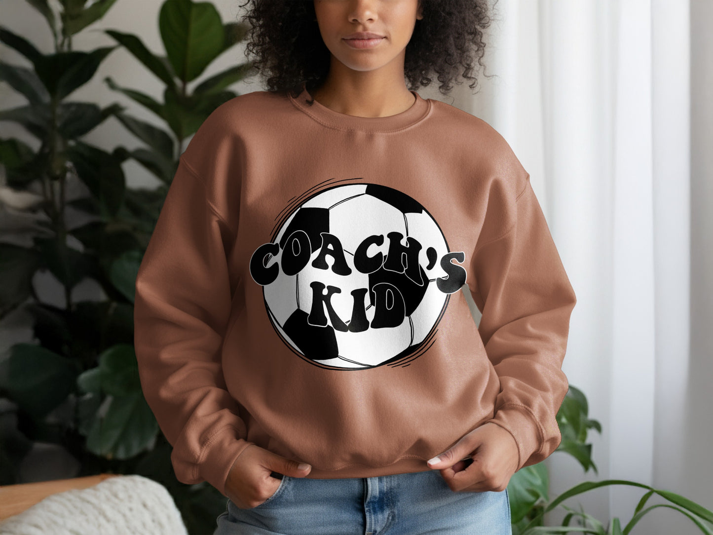 Cozy Coach's Kid Soccer Sweatshirt Product
