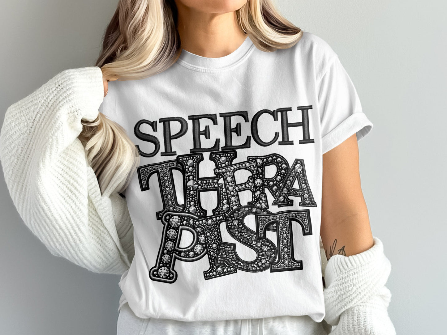 Speech Therapist Letter Design Shirt