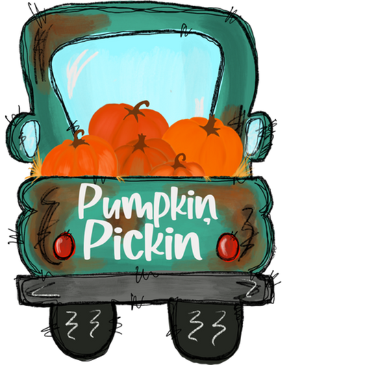 Pumpkin Pickin Fall Themed Wall Art Decor