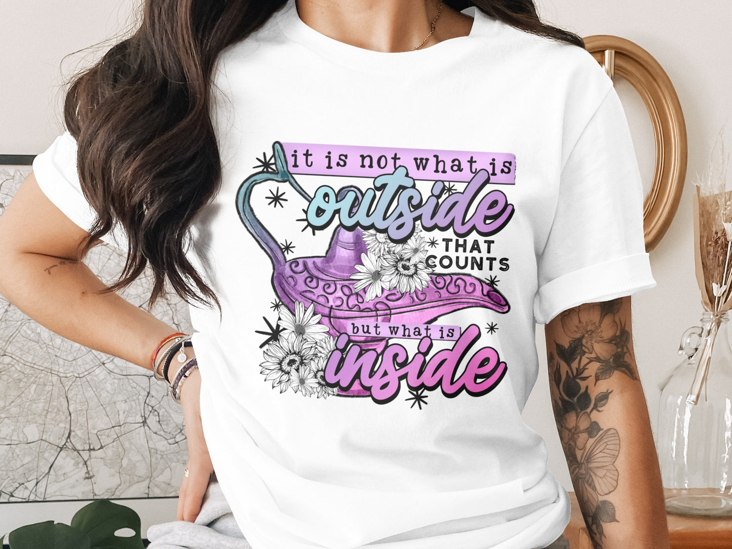 It is Not What is Outside that Counts Inside Shirt