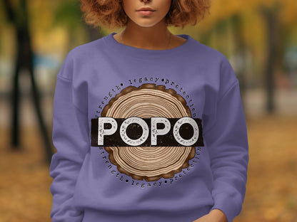 Cozy Strength Legacy Protection POPO Graphic Sweatshirt