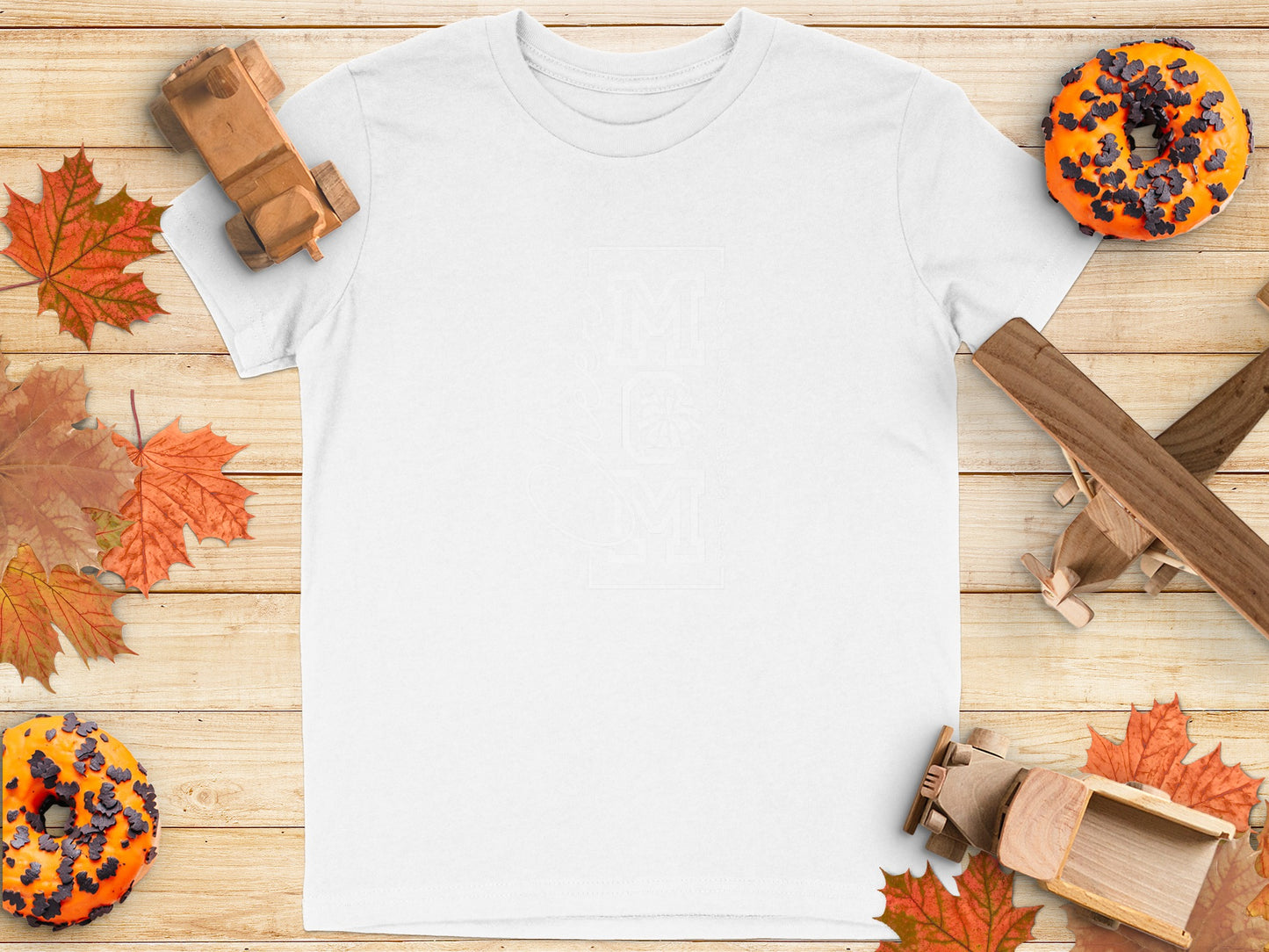 MCM Embossed White Tee for Autumn Look Casual product type