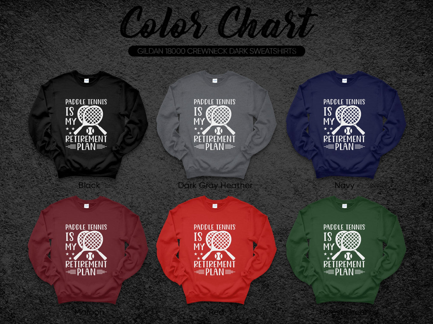 Paddle Tennis Is My Retirement Plan Sweatshirt