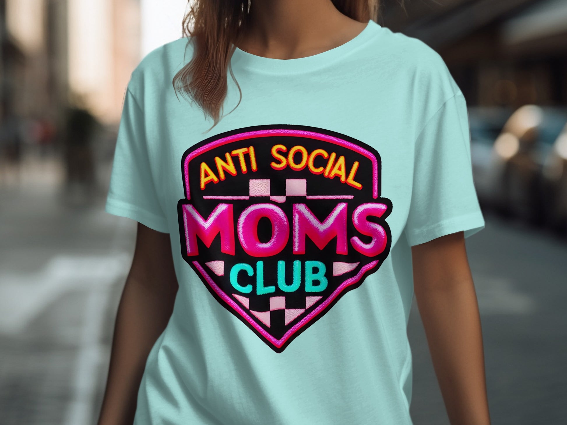Anti Social Moms Club Graphic Tee for Everyday Wear