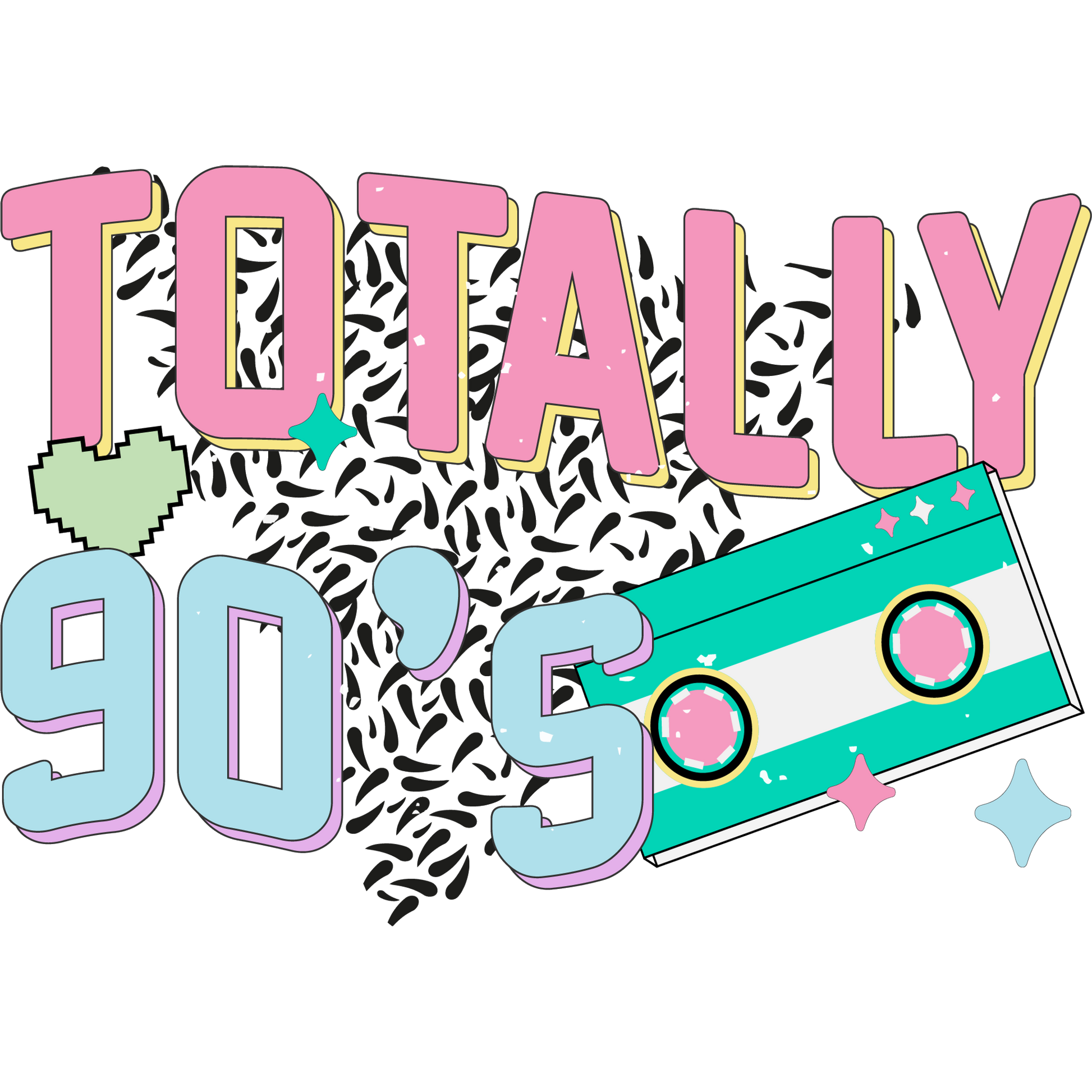 Totally 90's Retro Style Nostalgic Themed product