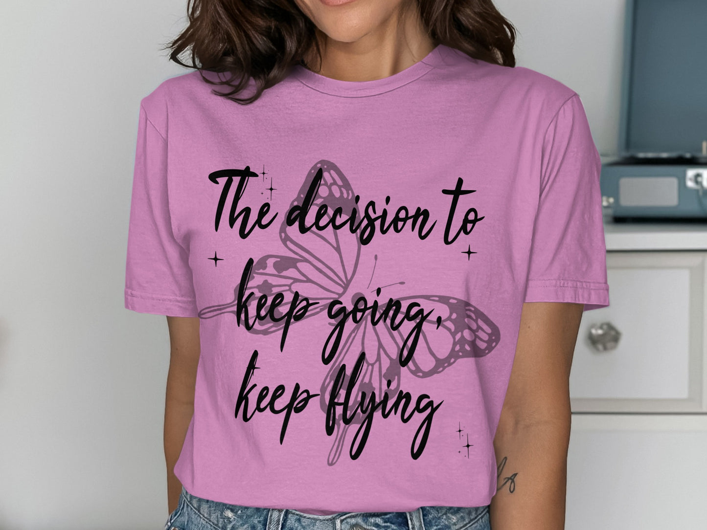 The Decision to Keep Going Keep Flying T-shirt