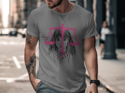 Stylish T-Shirt with Unique Artistic Graphic Design