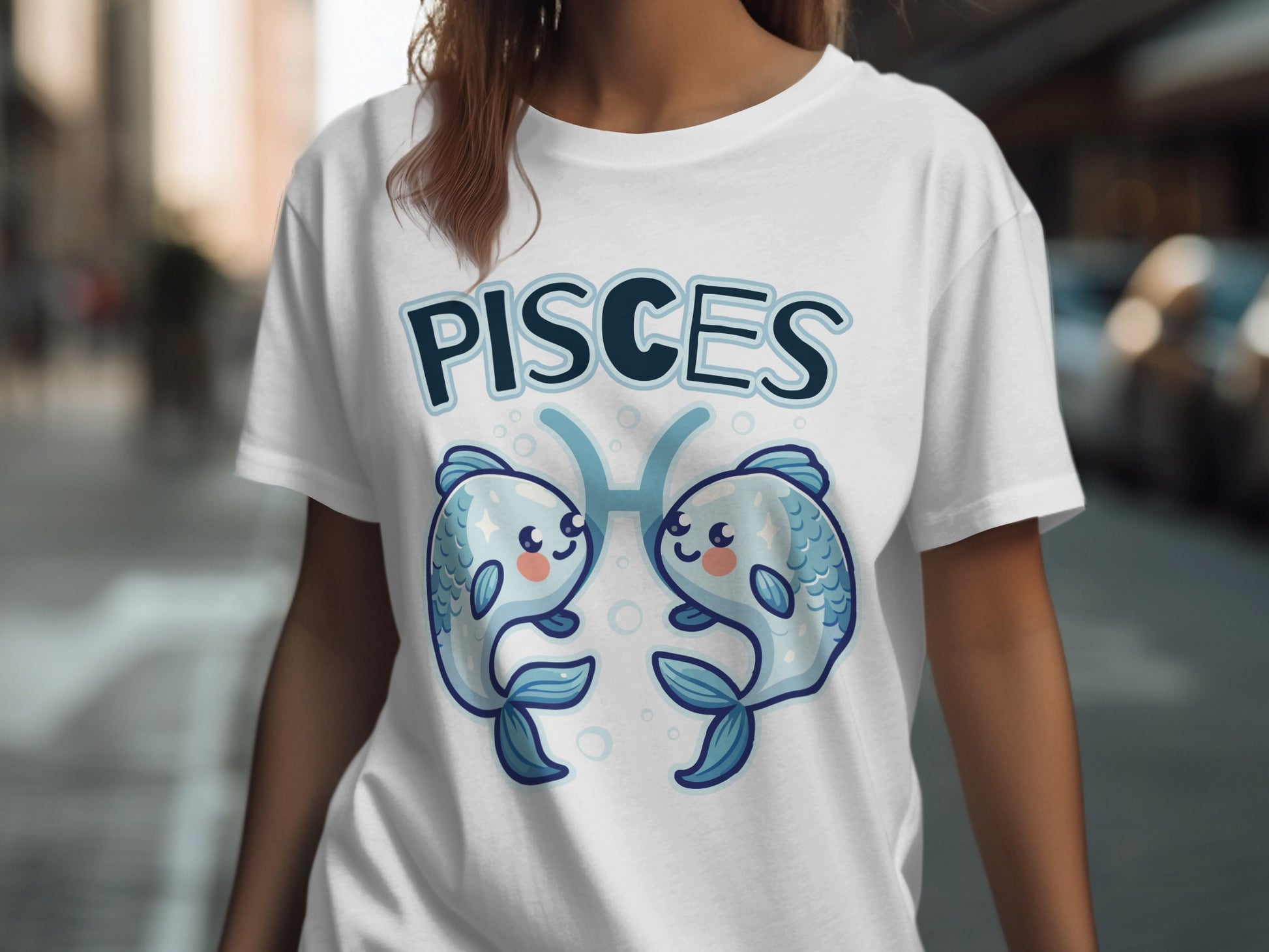 Pisces Zodiac Sign Graphic T-Shirt Product