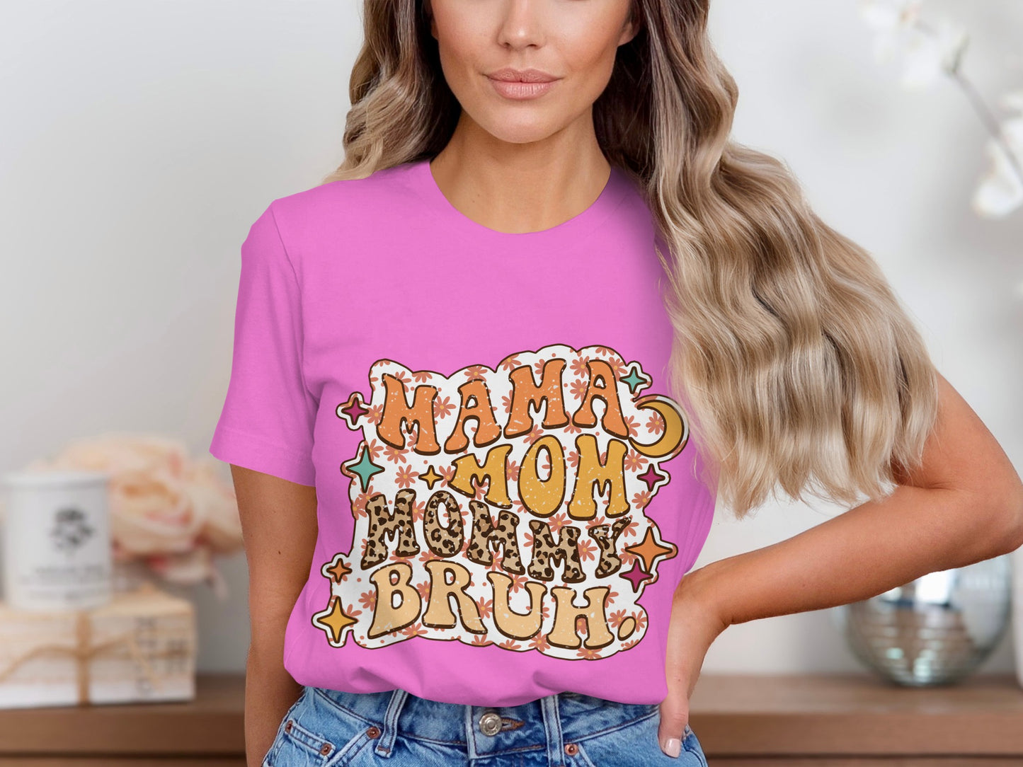 Mama Mom Mommy Bruh Graphic Tee