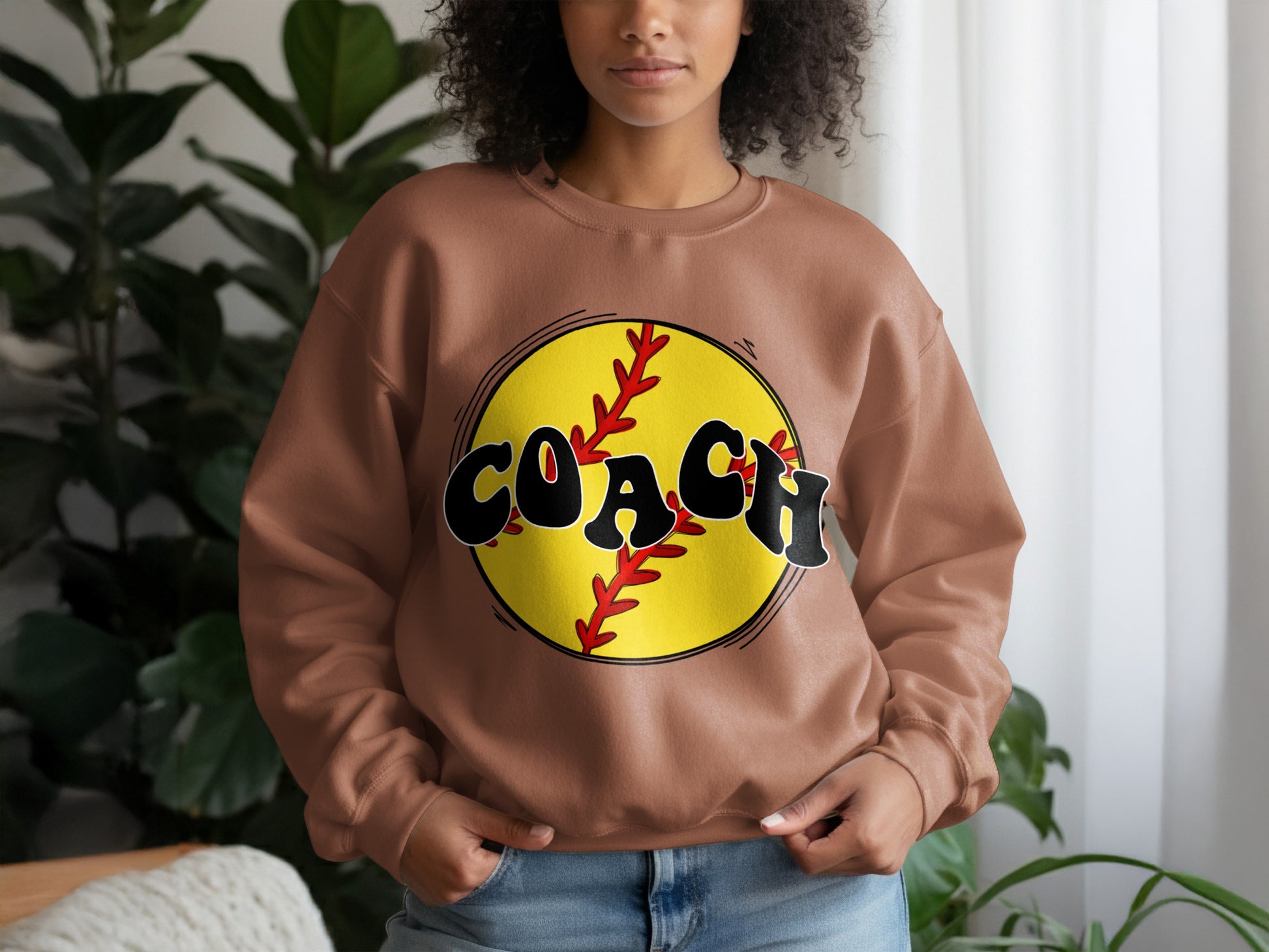 Baseball Coach Sweatshirt for Sports Enthusiasts