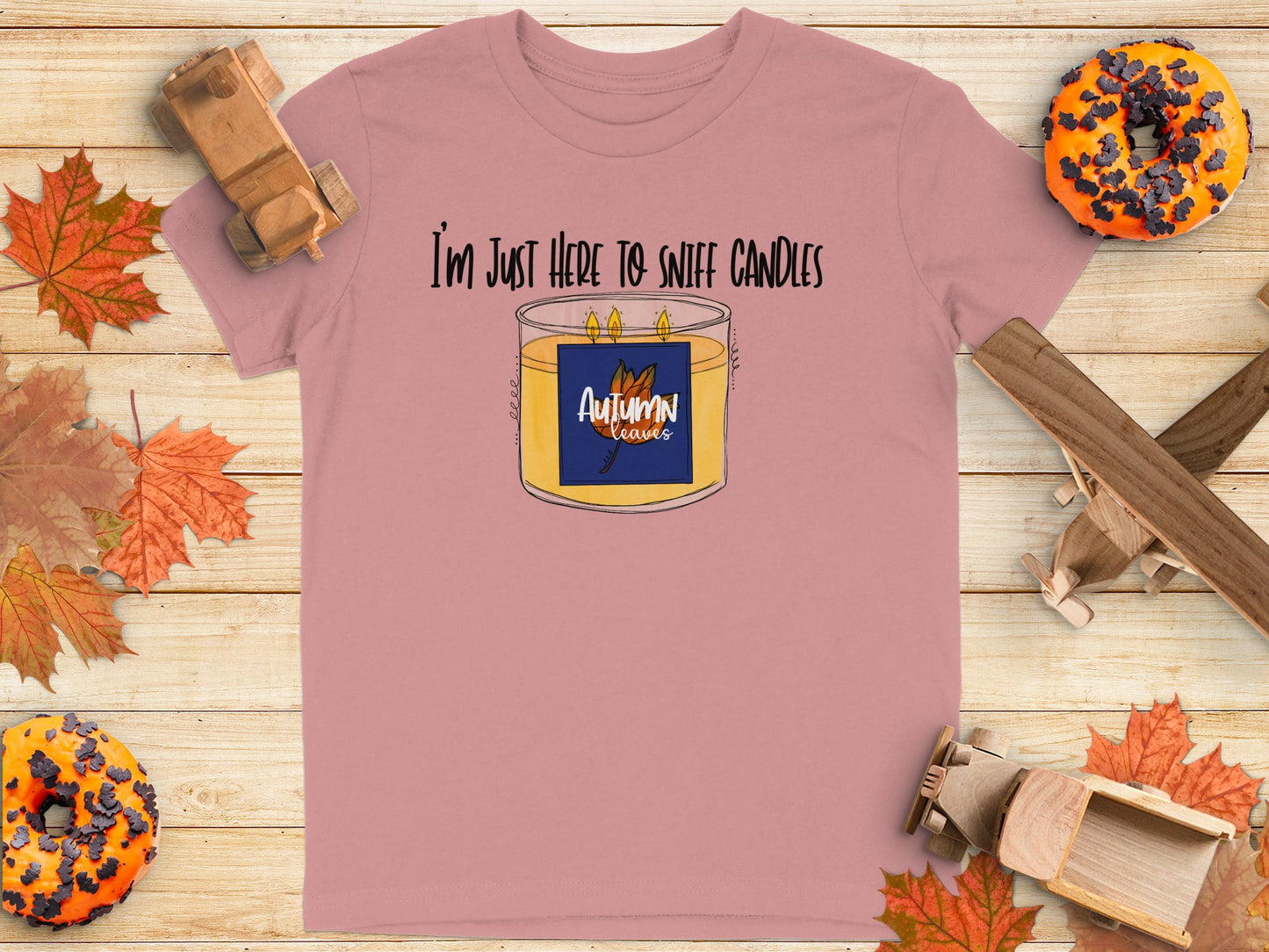 I'm Just Here to Sniff Candles Autumn Season Shirt
