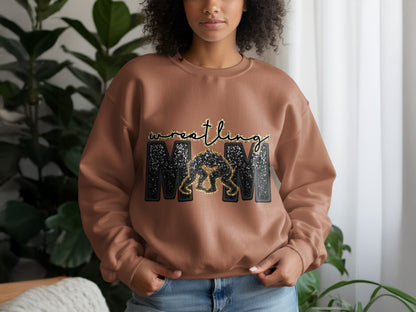 Wrestling Mom Sweatshirt Perfect for Proud Mothers