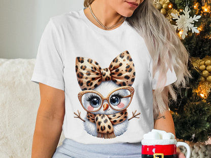 Cute Funky Owl Print for Animal Lovers T-Shirt