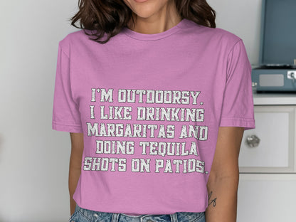 I Like Drinking Margaritas and Doing Tequila Shots Shirt