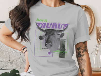 Born Taurus Power Couple Astrological T-Shirt