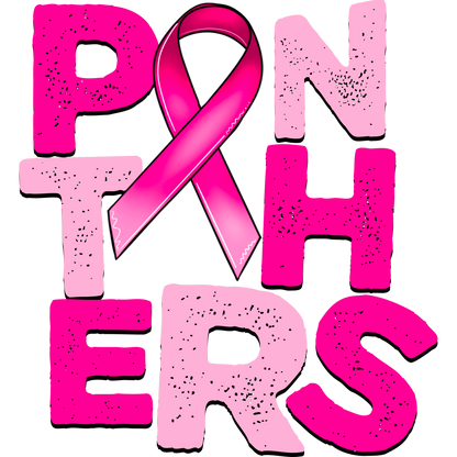 Panthers Pink Ribbon Supportive Graphic Tee