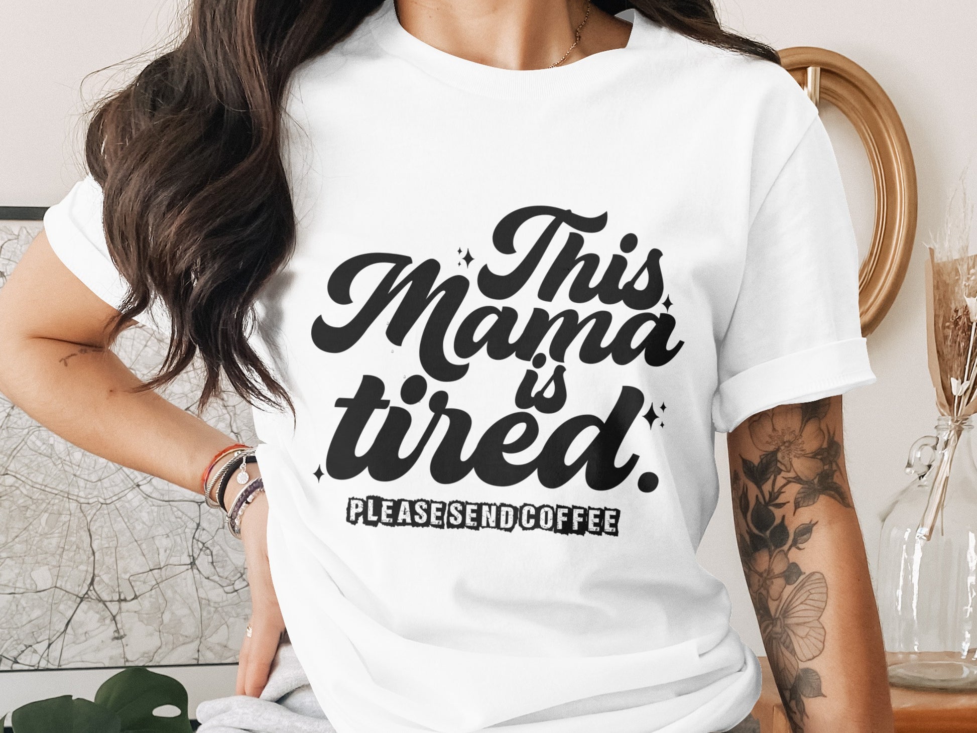 This Mama is Tired Please Send Coffee T-shirt