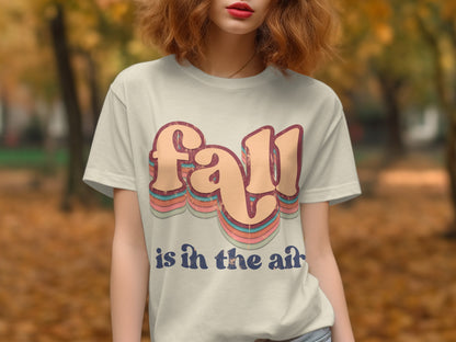 Fall is in the Air Graphic Tee for Autumn Wear