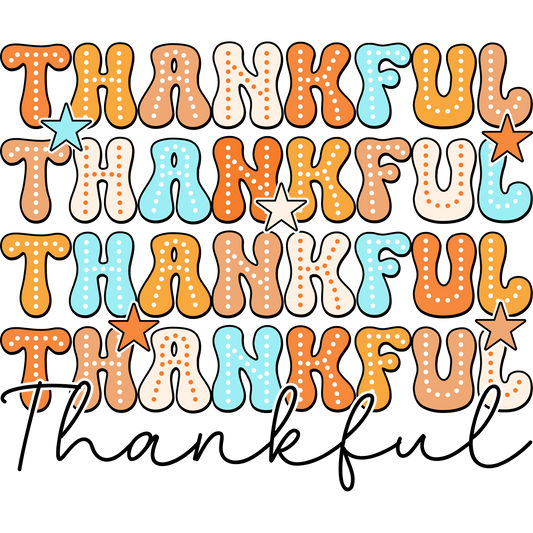 Thankful Thanksgiving Graphic Decor Sign Product