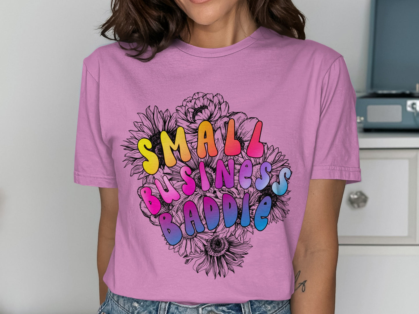 Small Business Baddie Graphic Tee for Empowered Women