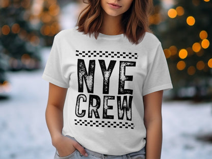 NYE Crew Graphic Shirt for Special Celebrations