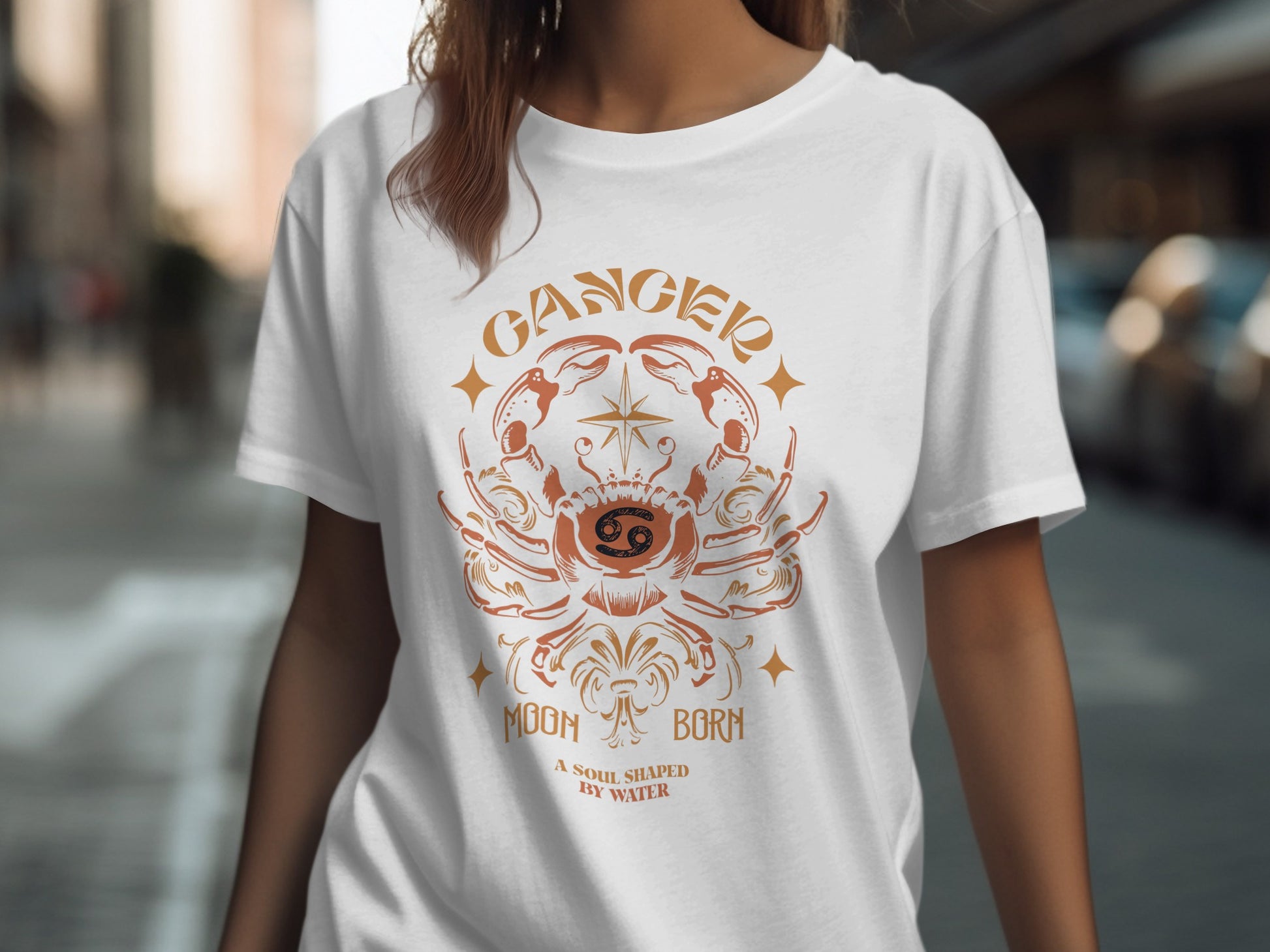 Cancer Moon Born A Soul Shaped By Water Shirt
