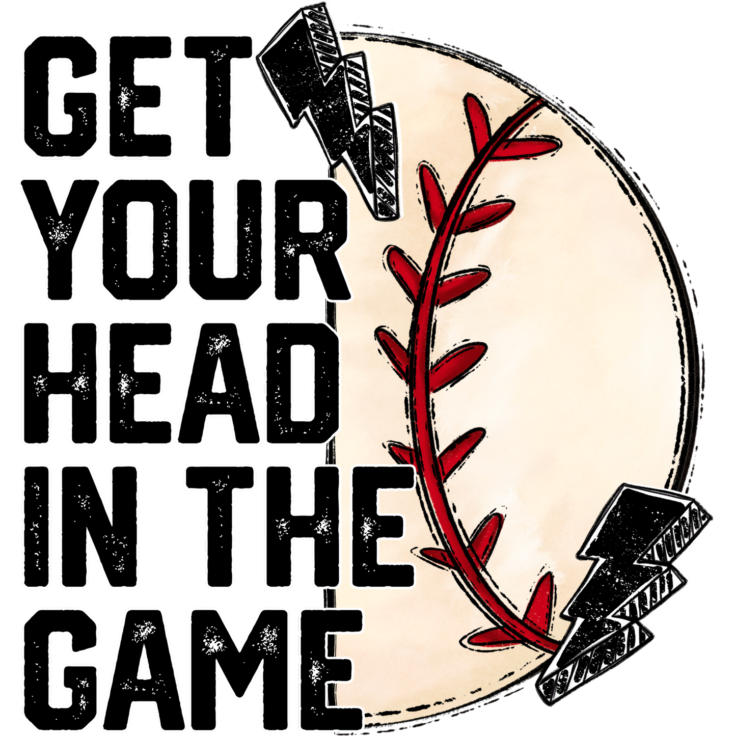 Get Your Head in the Game Sports Motivational Decor