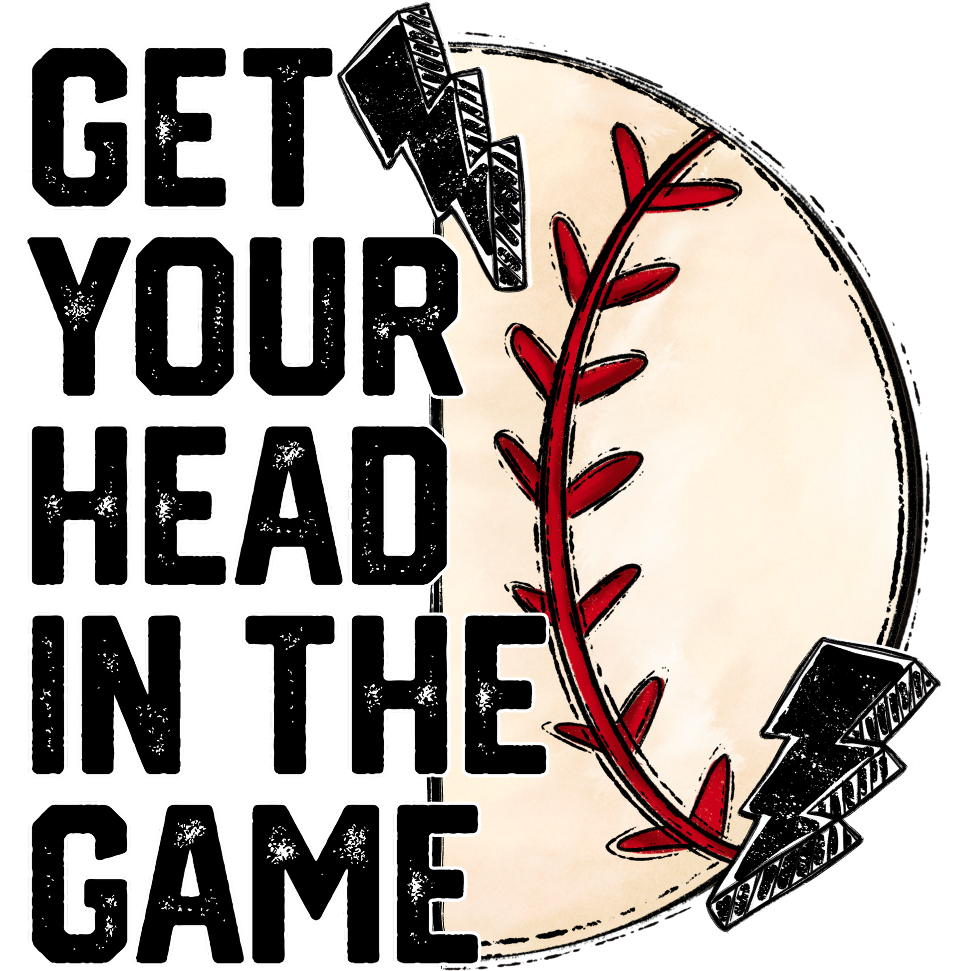 Get Your Head in the Game Sports Motivational Decor