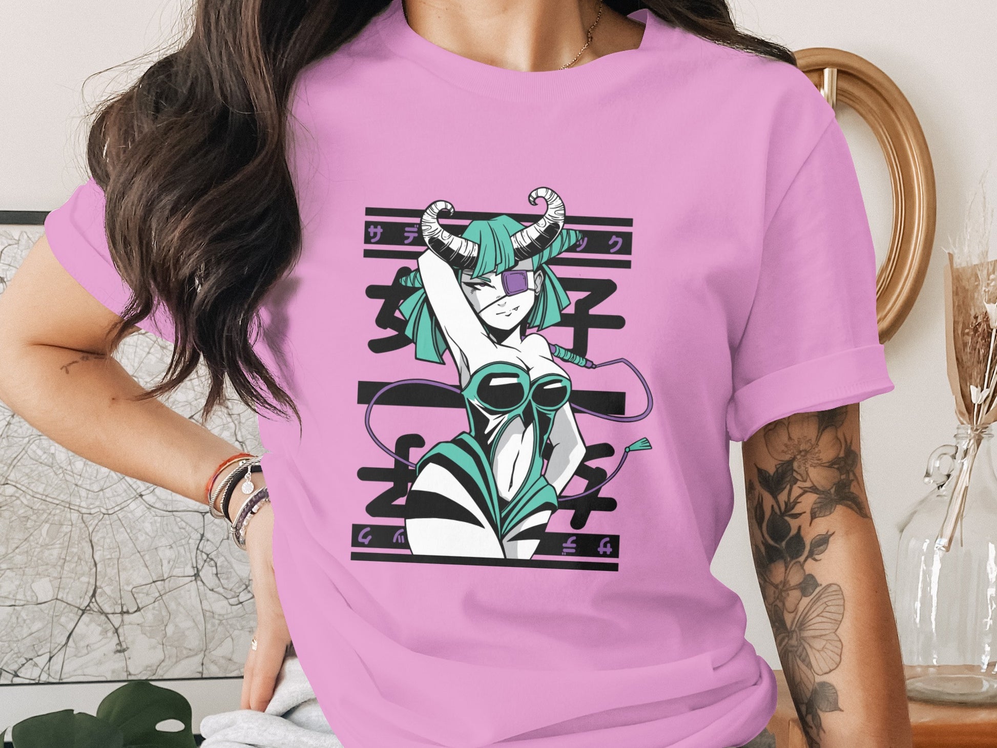 Stylish Anime Design T-Shirt with Unique Graphic