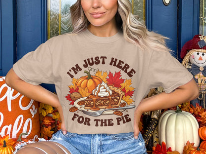 I'm Just Here For The Pie Fall T-Shirt