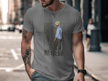 Stylish Graphic Tee with Anime Inspired Design